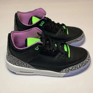Jordan Retro 3 GS Sneakers Electric Green New